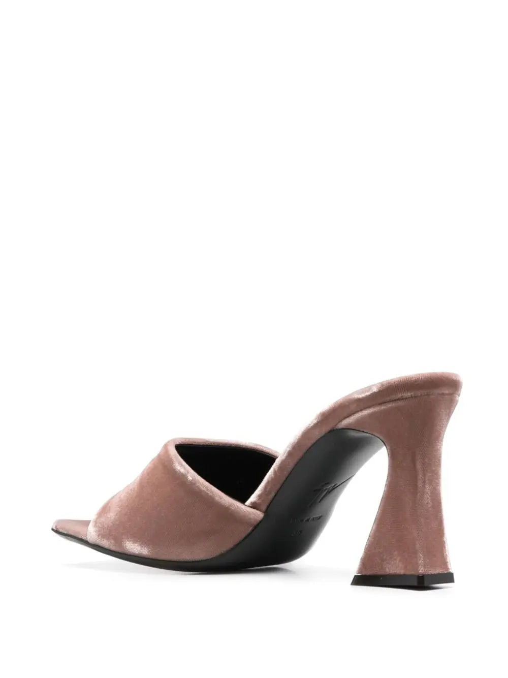 Giuseppe Zanotti Solhene 90mm velvet-effect sandals Giuseppe Zanotti