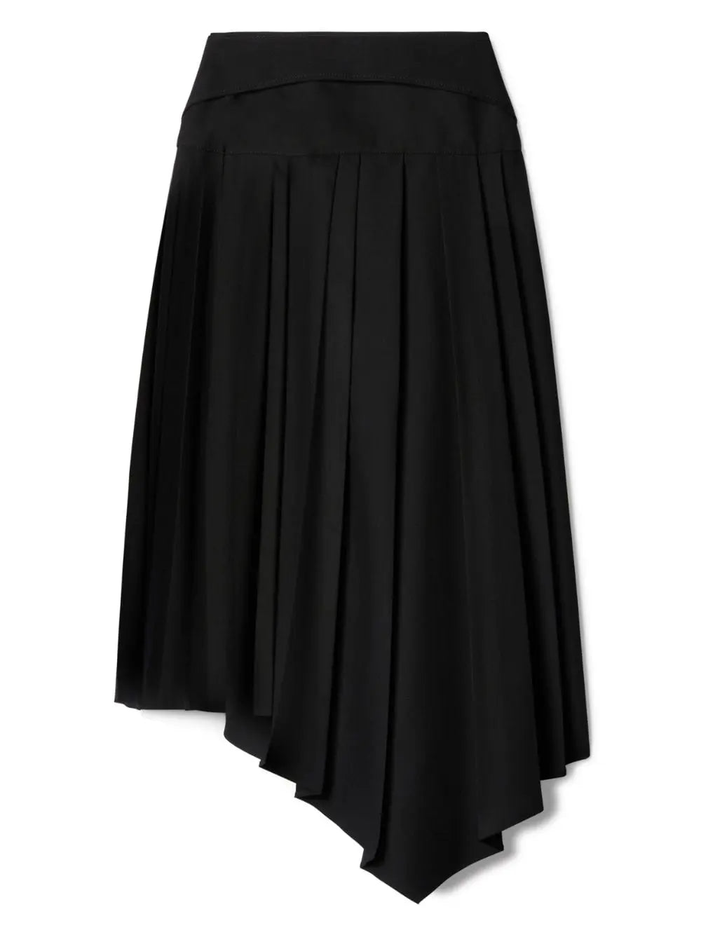 Off White Tech Drill Belt Pleated Skirt Off White
