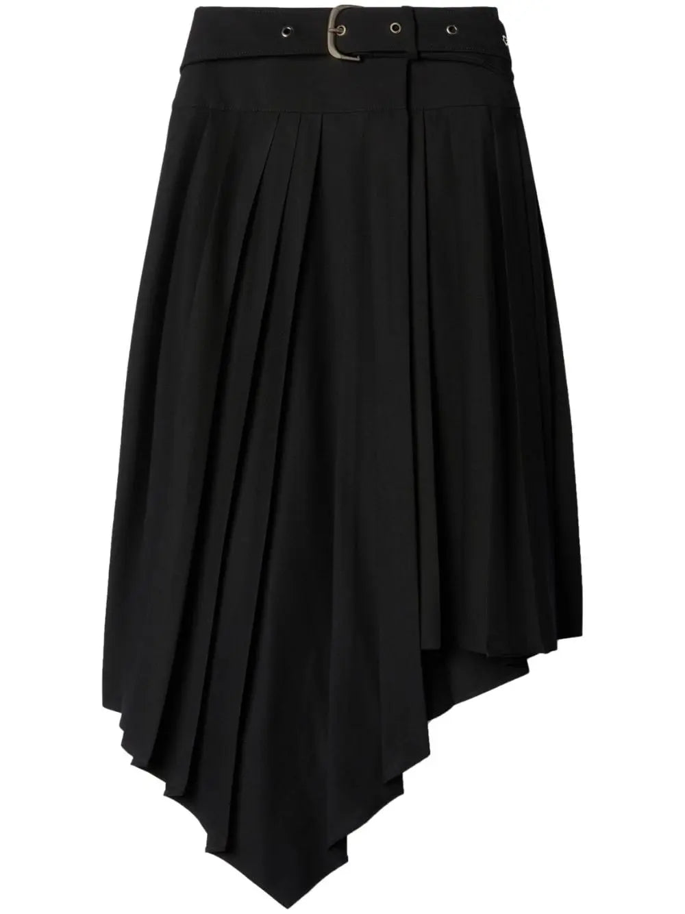 Off White Tech Drill Belt Pleated Skirt Off White