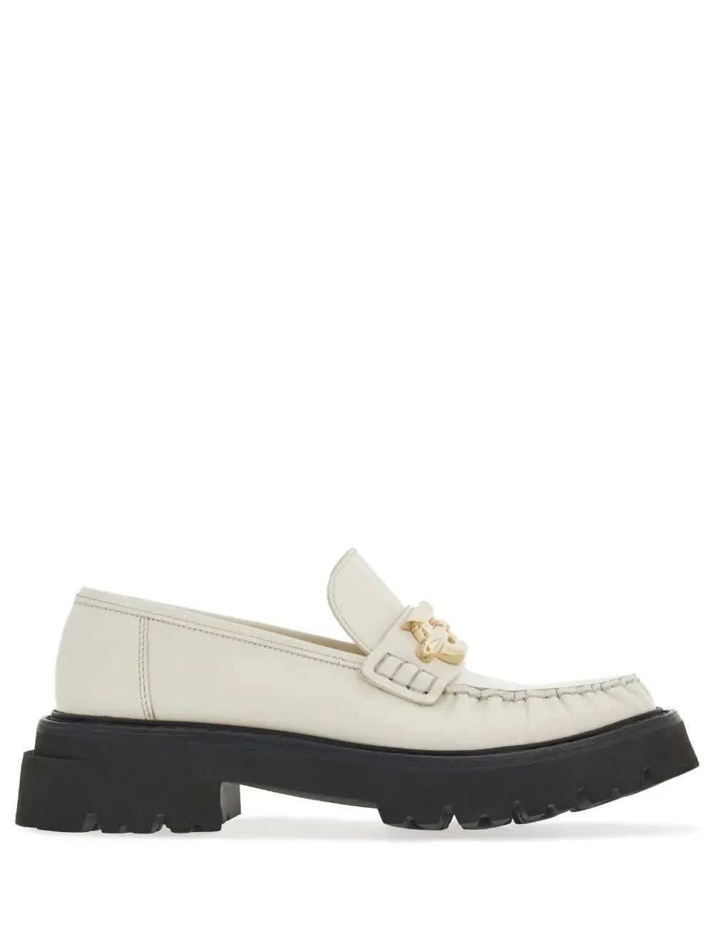 Ferragamo Gancini-plaque Leather Loafers Ferragamo