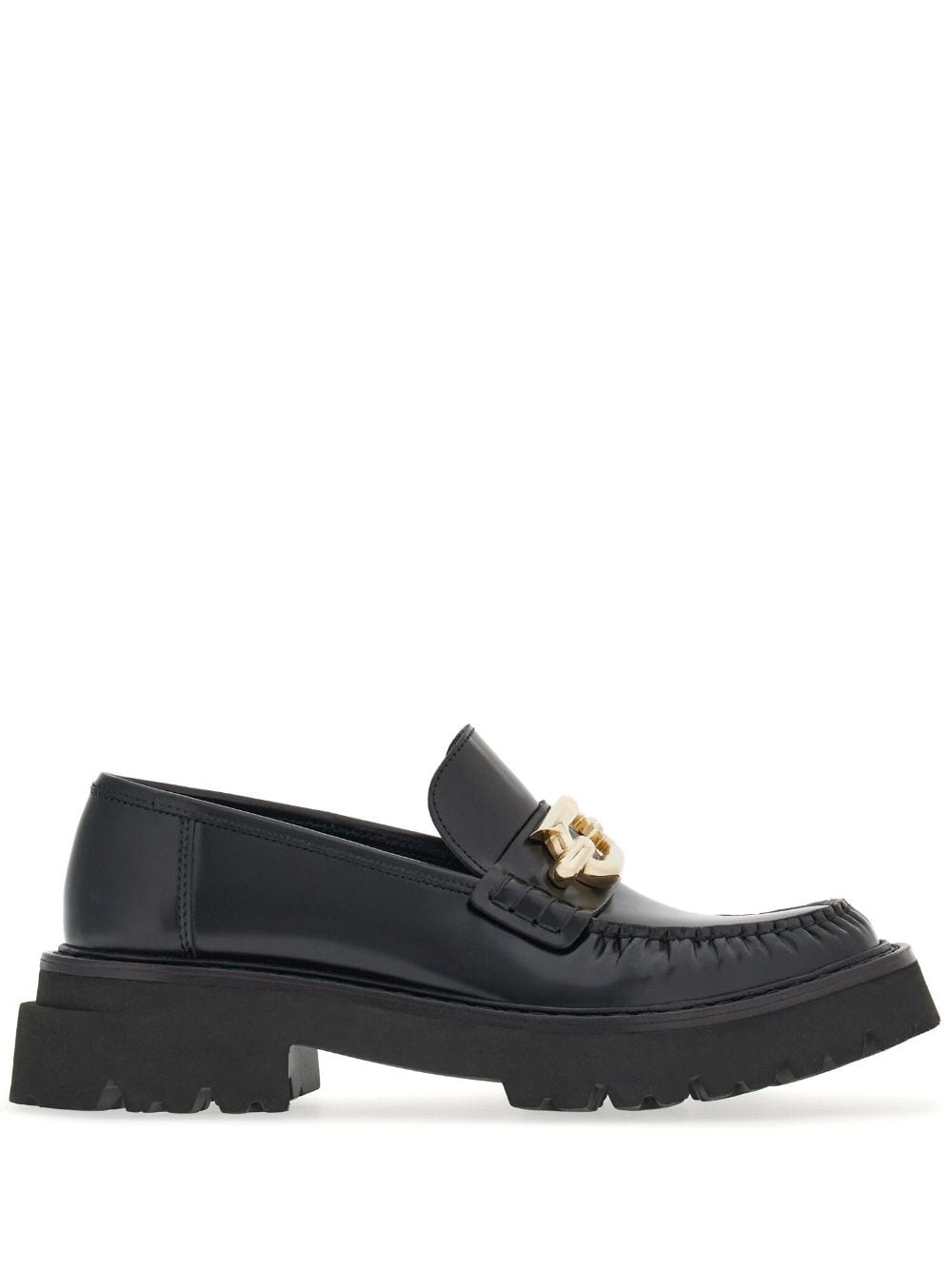 Ferragamo Gancini-buckle Leather Loafers Ferragamo