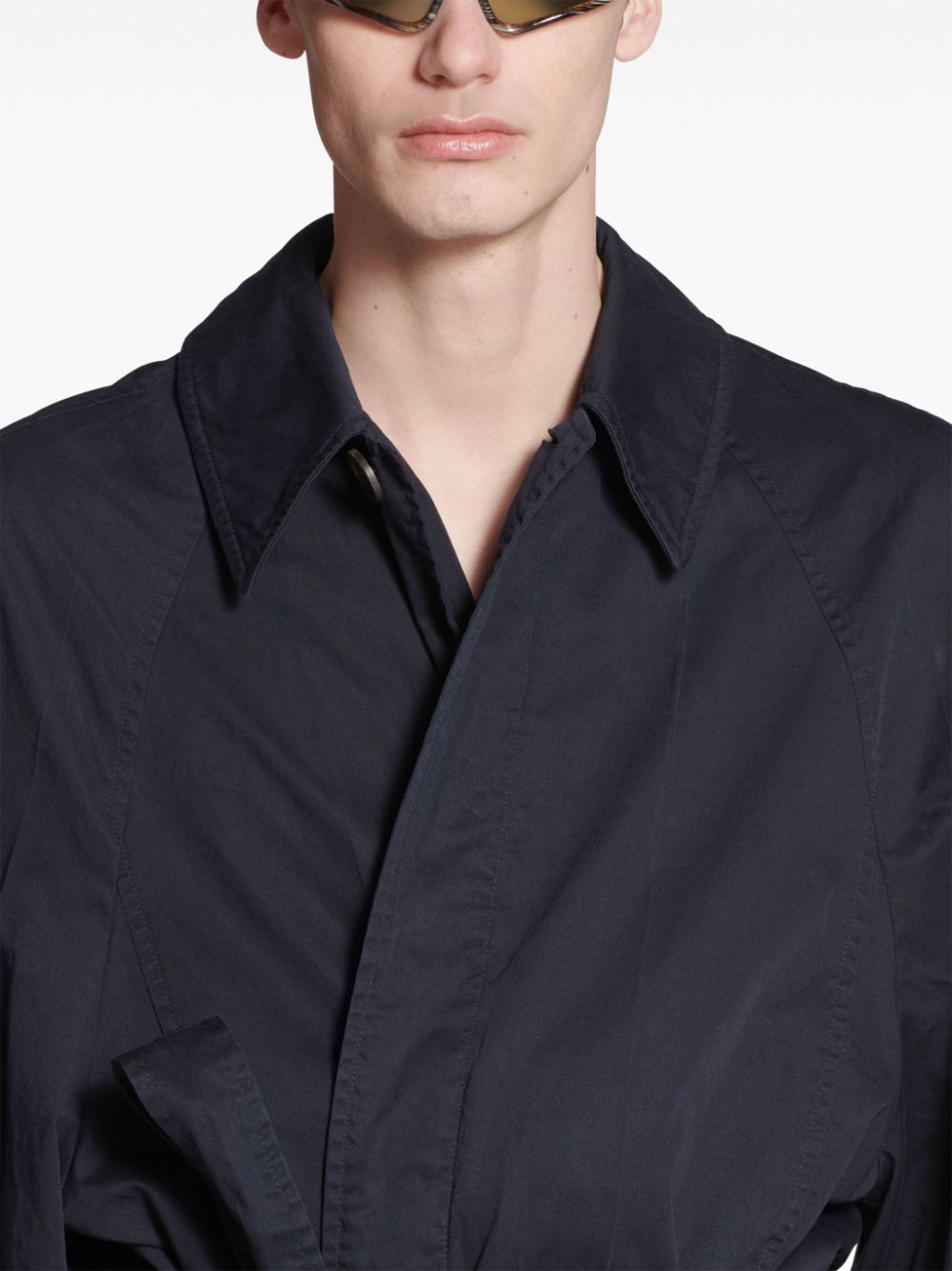 Balenciaga deconstructed cotton coat Balenciaga 