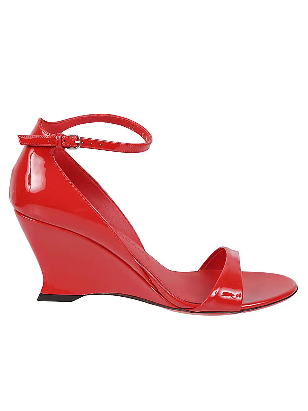 Ferragamo leather wedge sandals with open toe Ferragamo