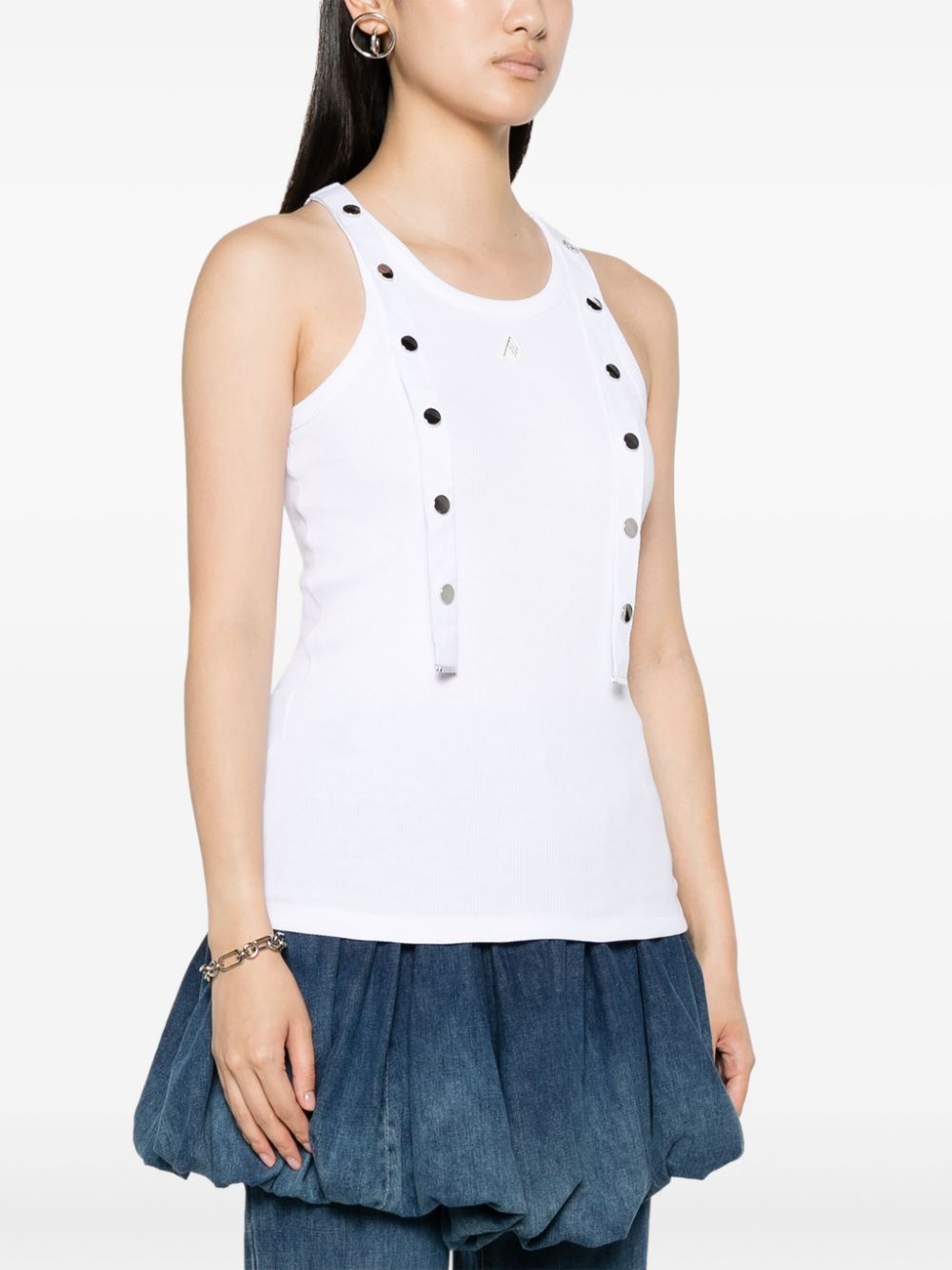 The Attico Top White The Attico