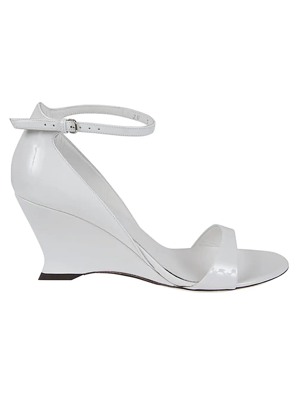Ferragamo leather adjustable wedge sandals Ferragamo