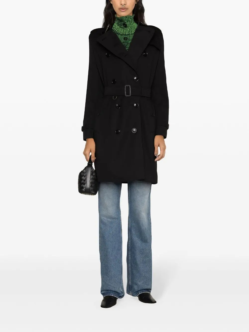 Burberry double-breasted cotton coat Burberry