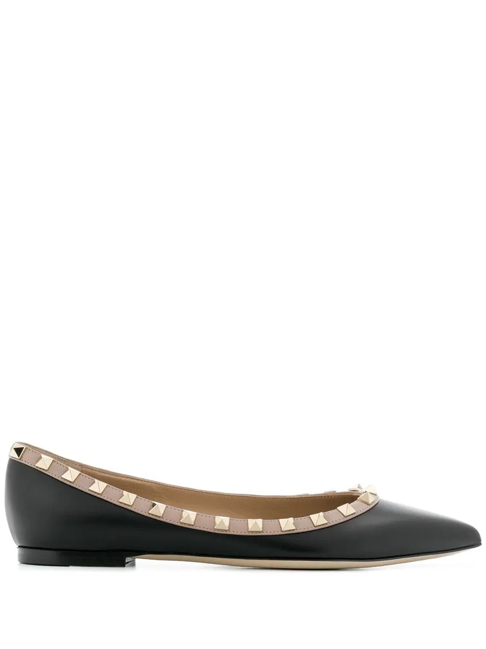 Valentino Garavani Rockstud-embellished ballerina shoes Valentino Garavani