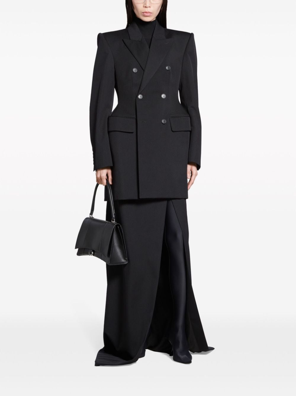 Balenciaga Hourglass Virgin Wool Double-breasted Blazer Balenciaga