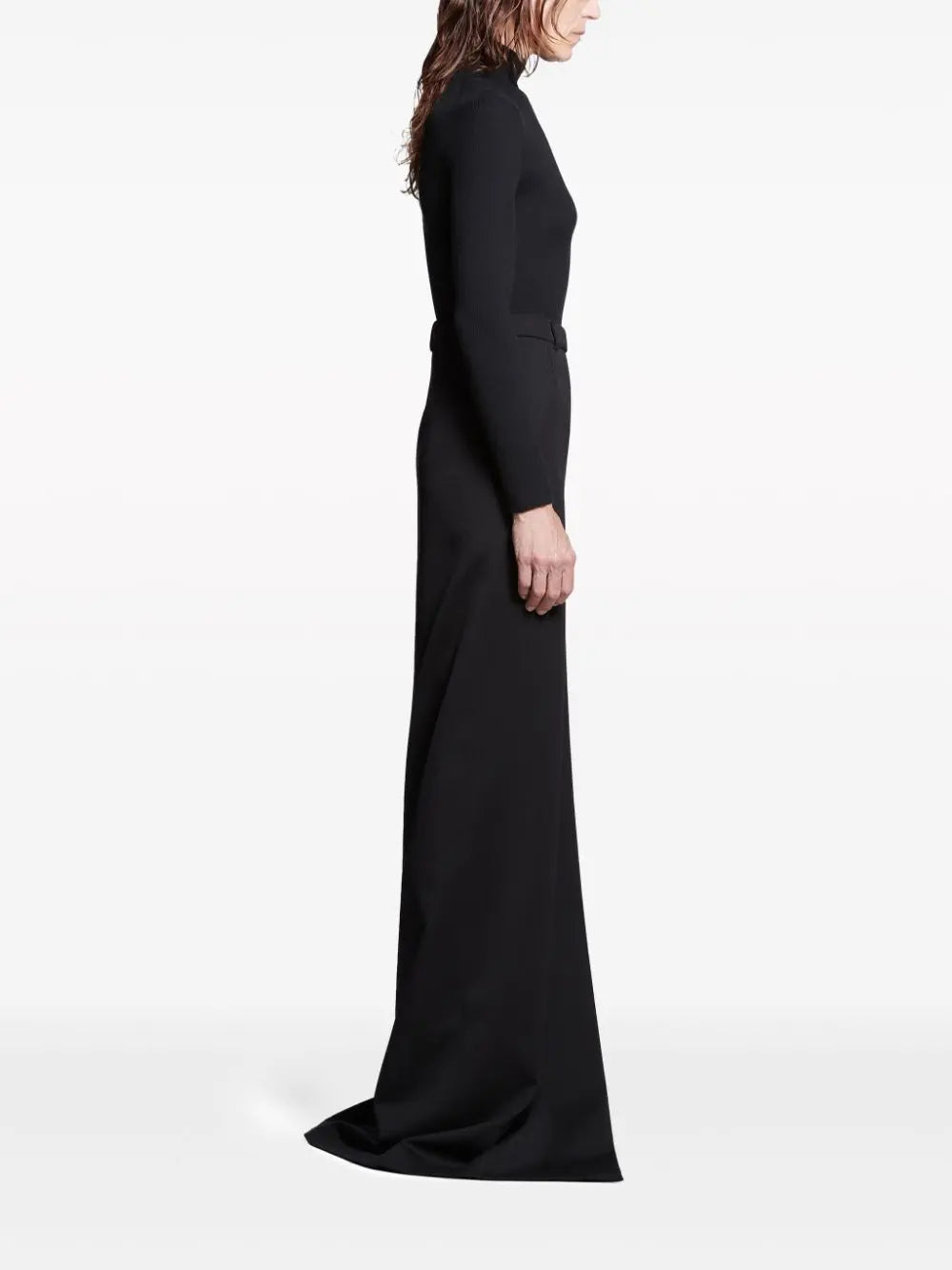 Balenciaga slit tailored maxi skirt Balenciaga
