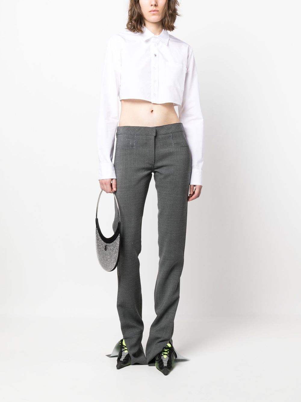 Coperni Cropped cotton shirt Coperni 