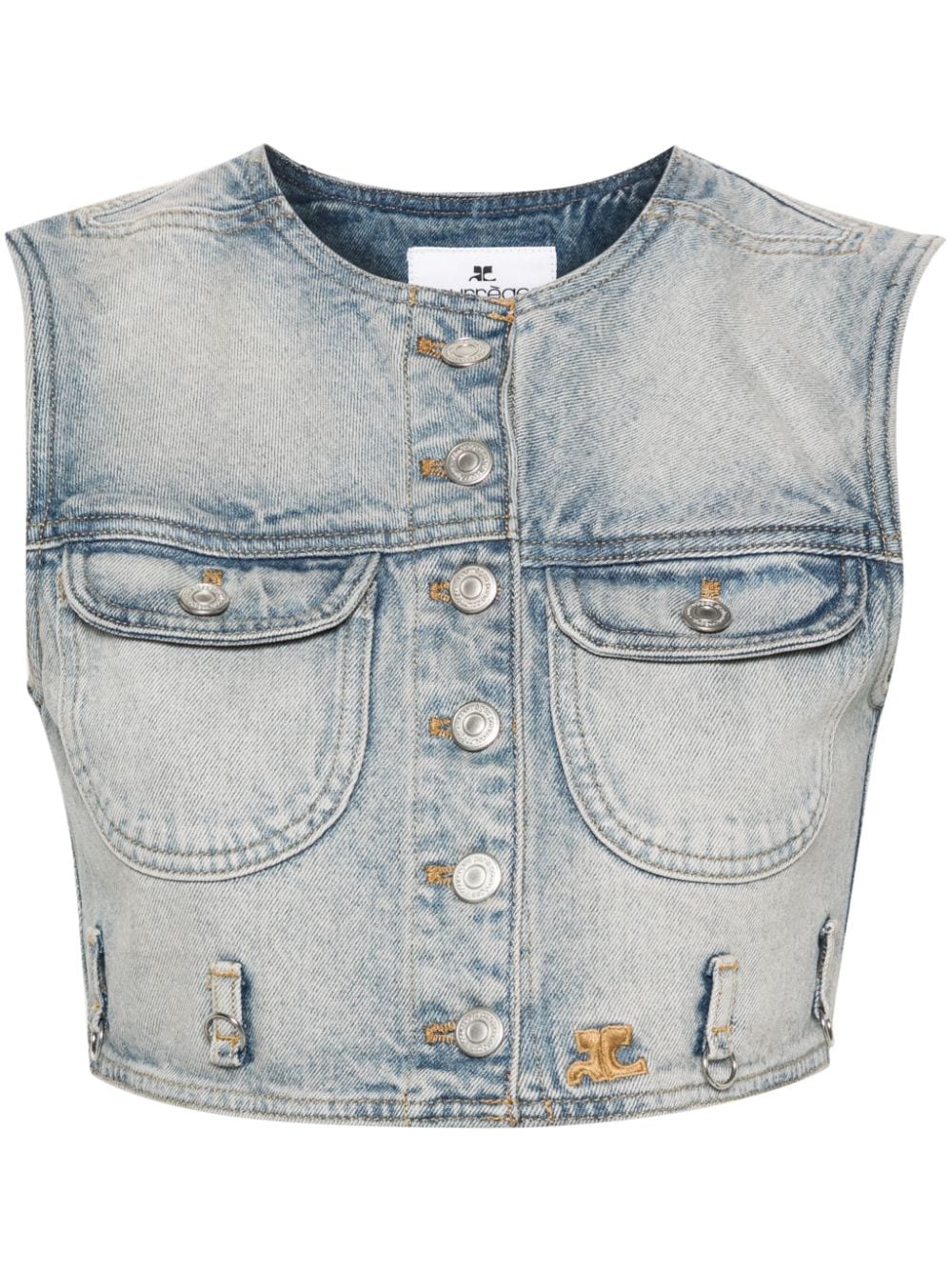 COURREGES PRE Sweaters Clear Blue Courreges Pre