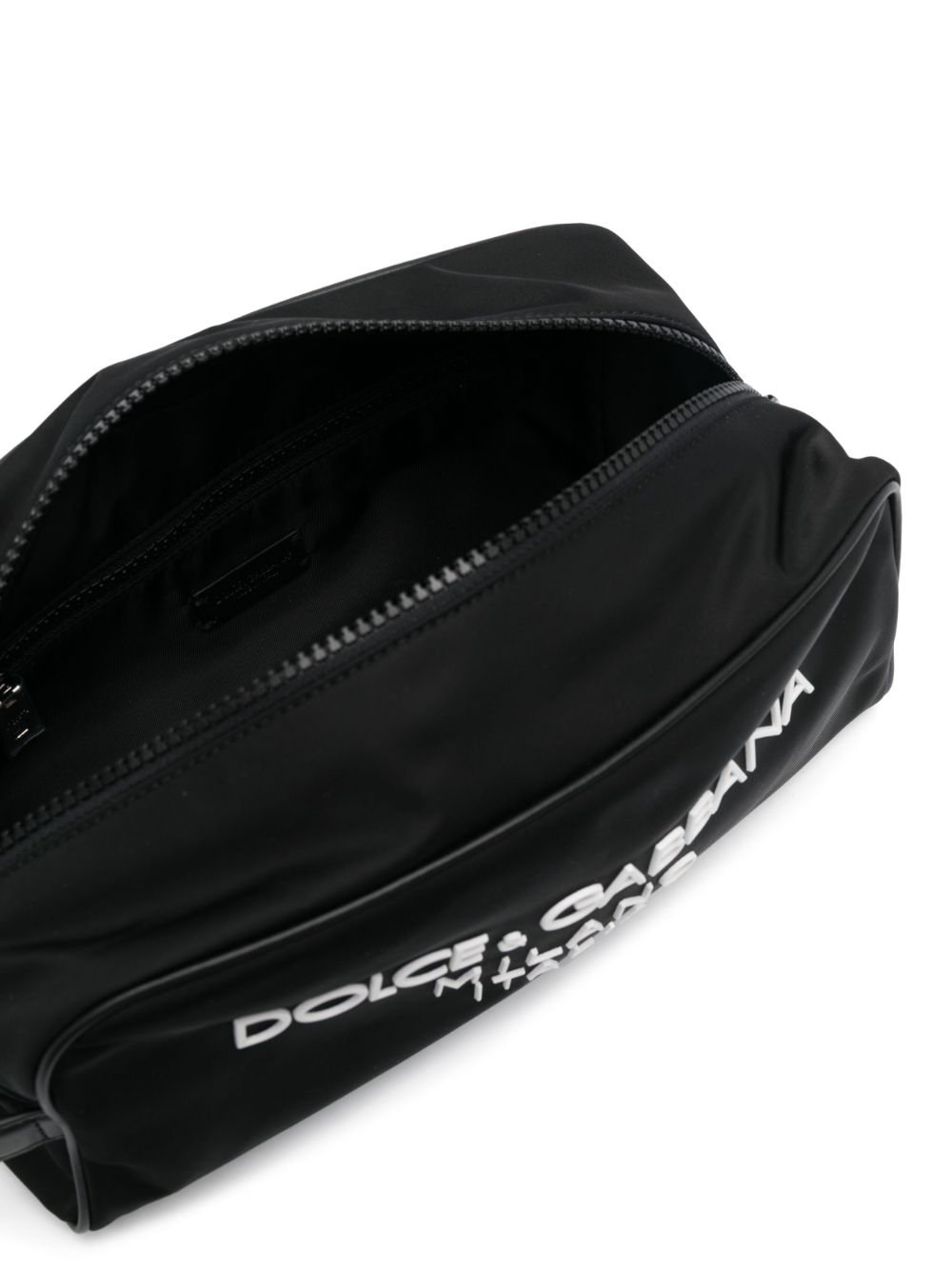 Dolce & Gabbana Nylon toiletry bag with rubberized logo Dolce & Gabbana 