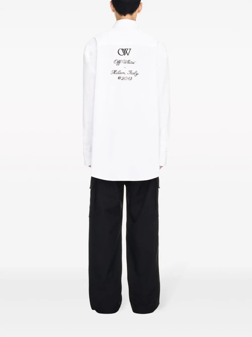 Off White Shirt with embroidery Off White