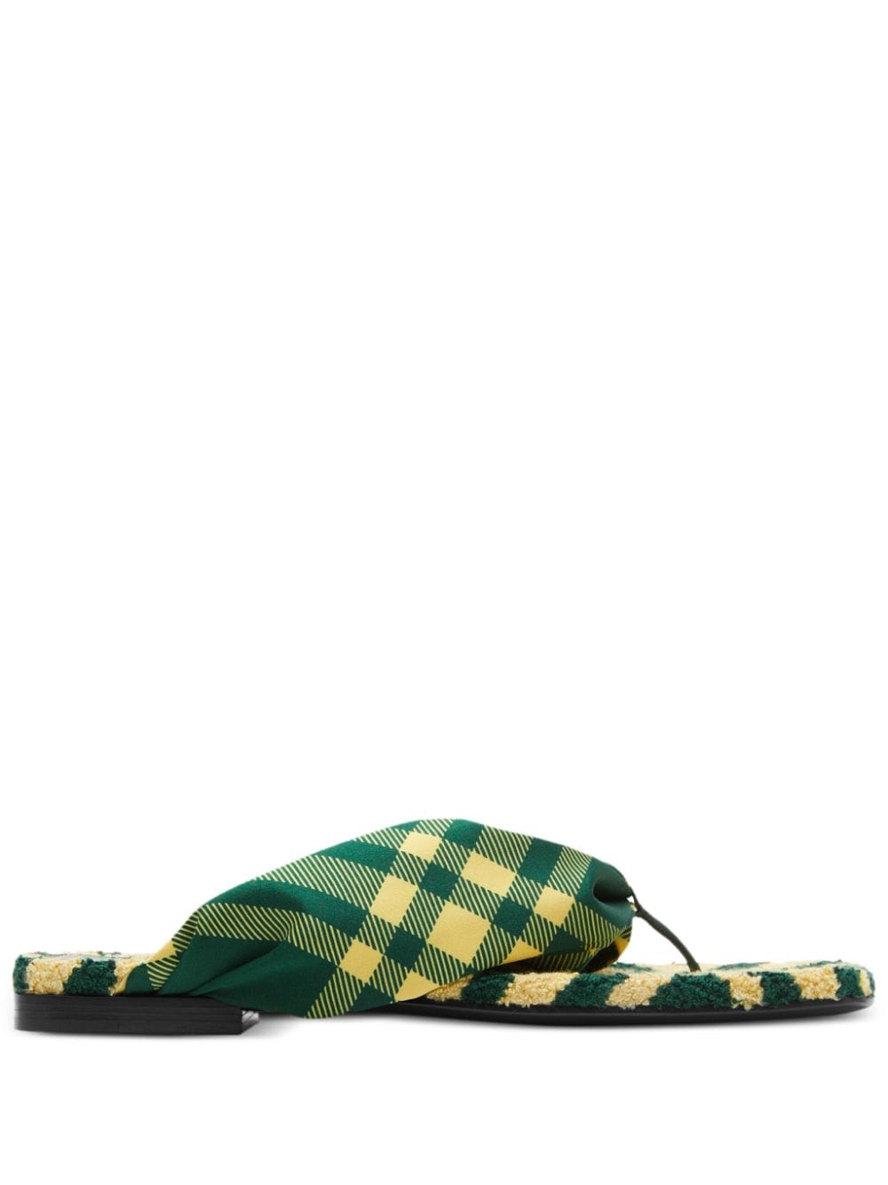 Burberry check pool flat slides Burberry