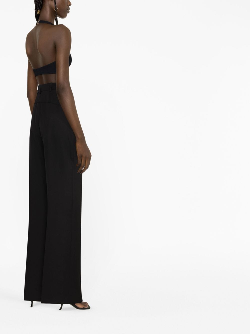 JACQUEMUS Trousers Black - Gallerias