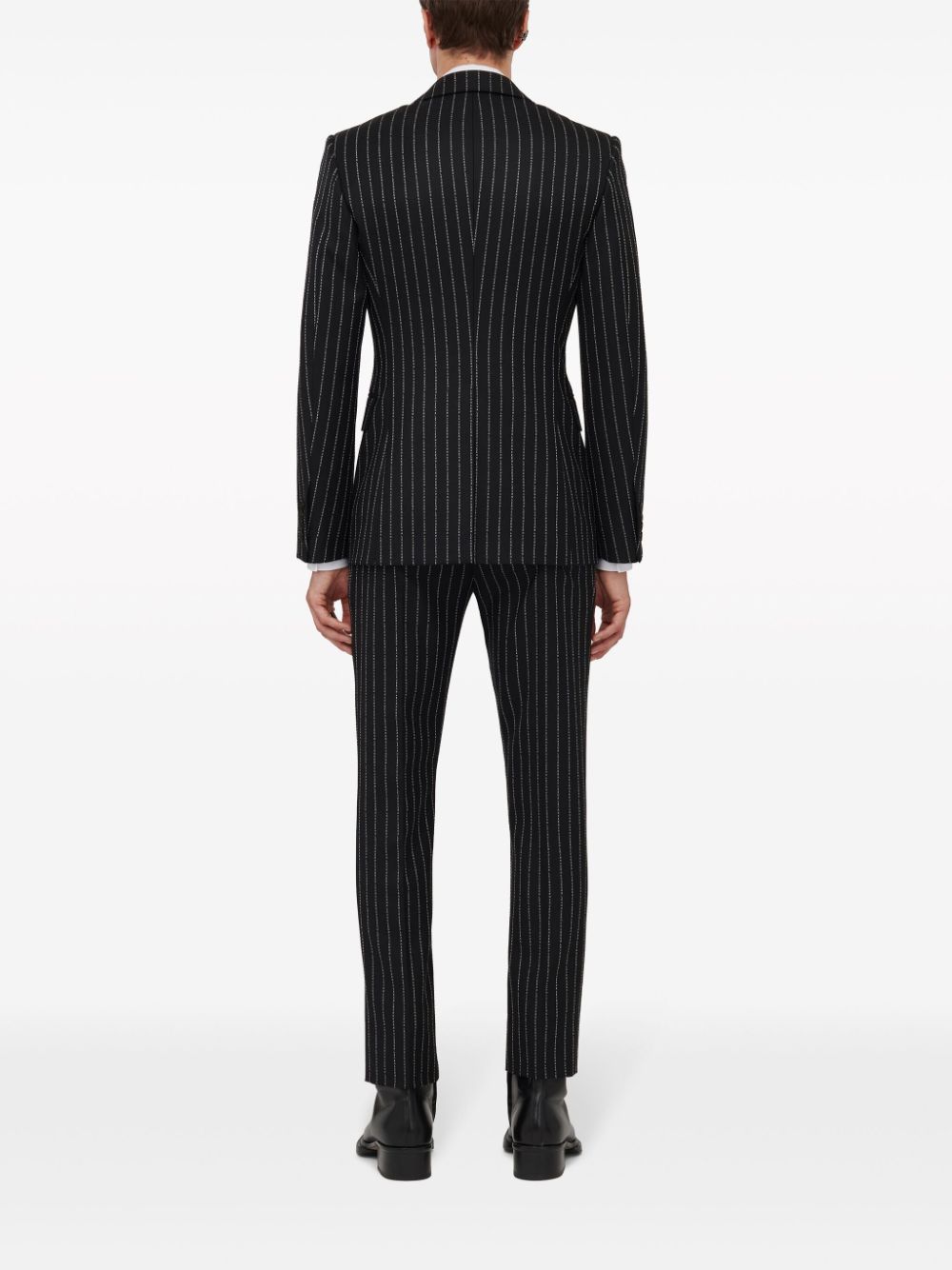 Alexander McQueen pinstriped single-breasted blazer Alexander Mcqueen