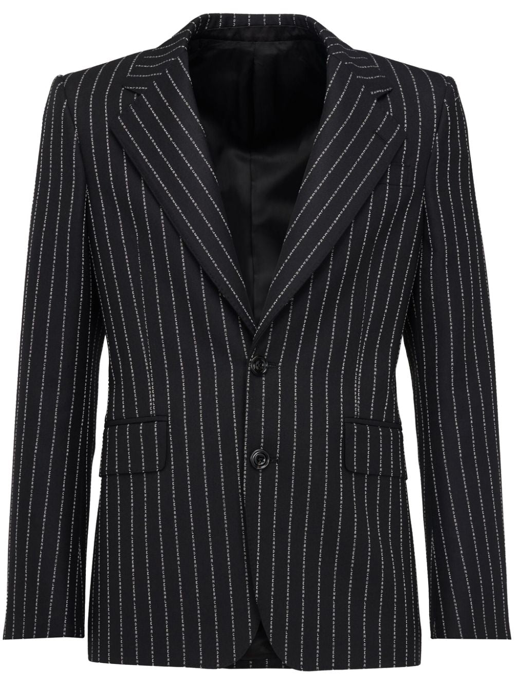 Alexander McQueen pinstriped single-breasted blazer Alexander Mcqueen
