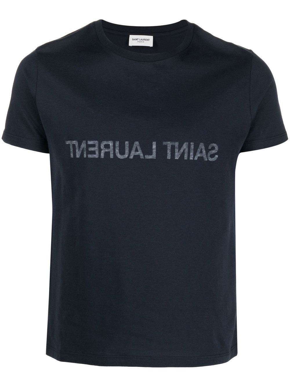 Saint Laurent Reverse logo-print cotton T-shirt Saint Laurent