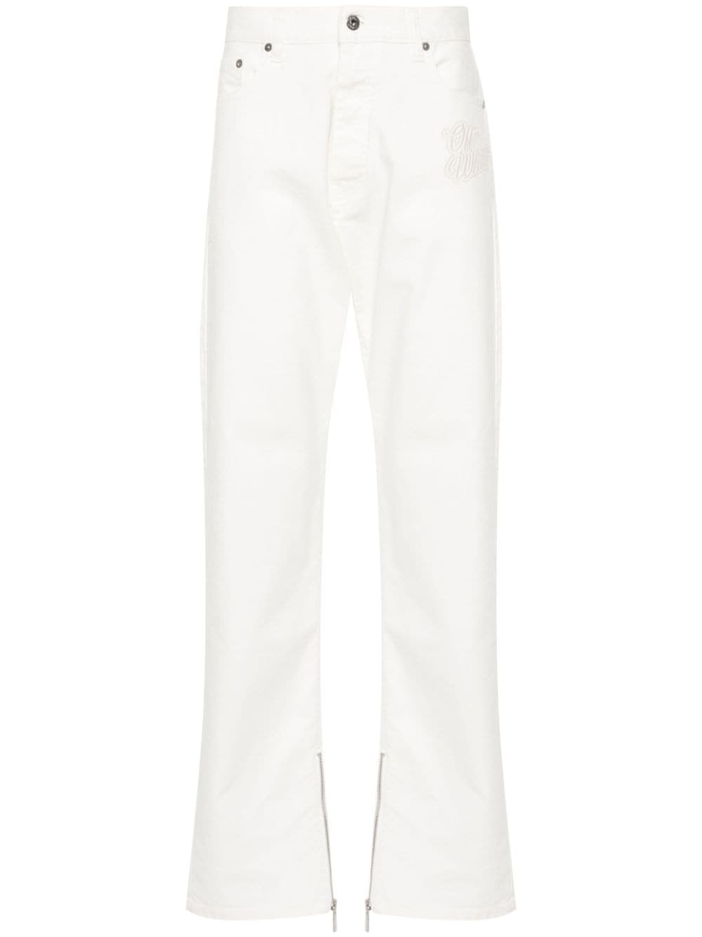 Off White 90's Logo Skate straight-leg jeans Off White