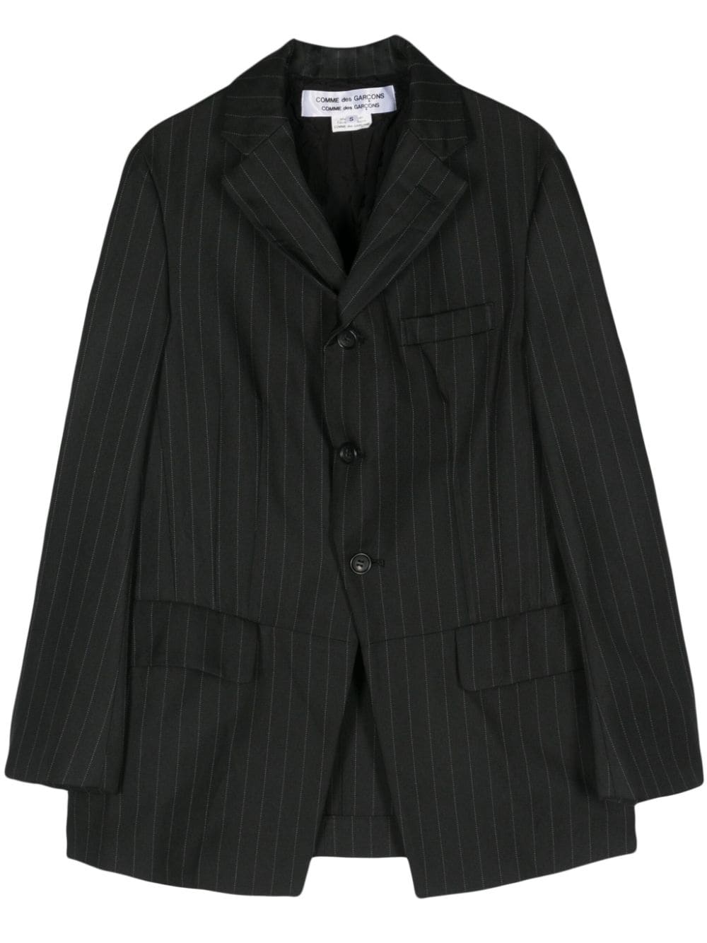 Comme Comme Single breasted pinstripe blazer Comme Comme