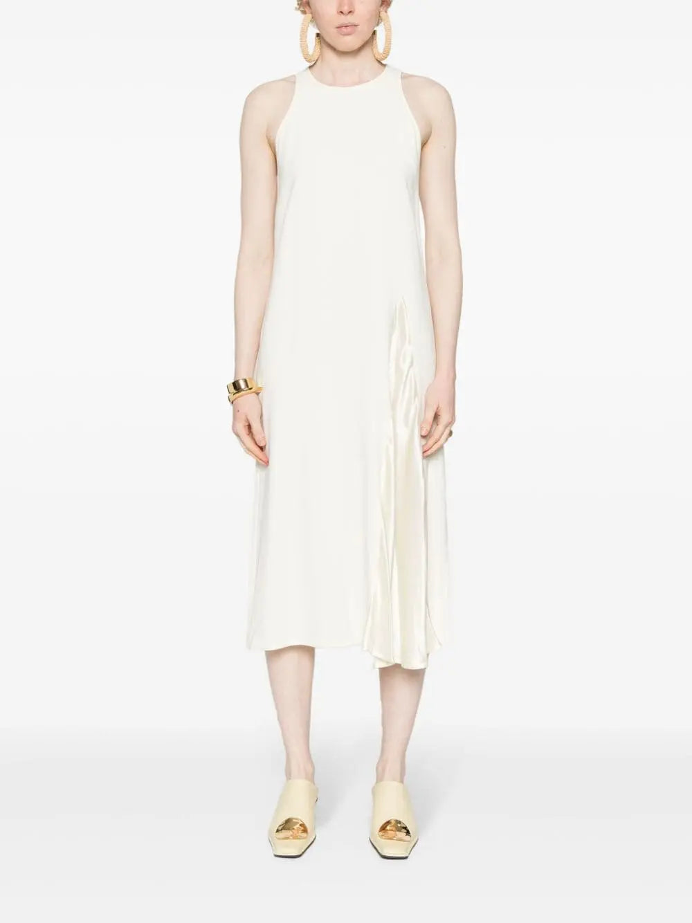 Erika Cavallini Semi-Couture Dresses White Erika Cavallini Semi-Couture