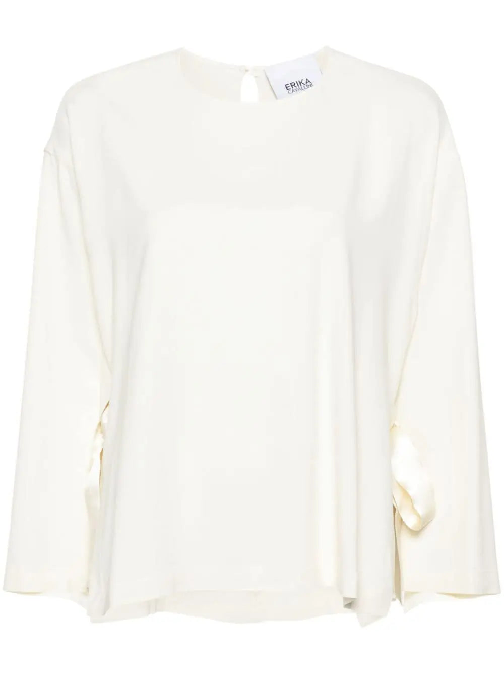 Erika Cavallini Semi-Couture Top White Erika Cavallini Semi-Couture