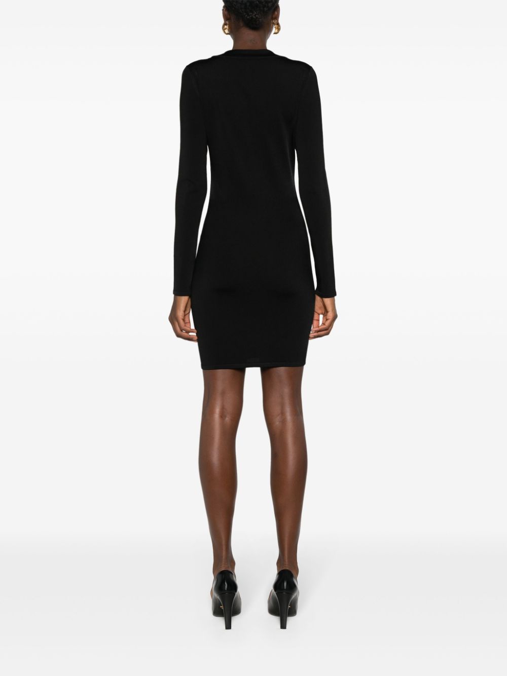 Saint Laurent Décolleté Mini Dress Saint Laurent 