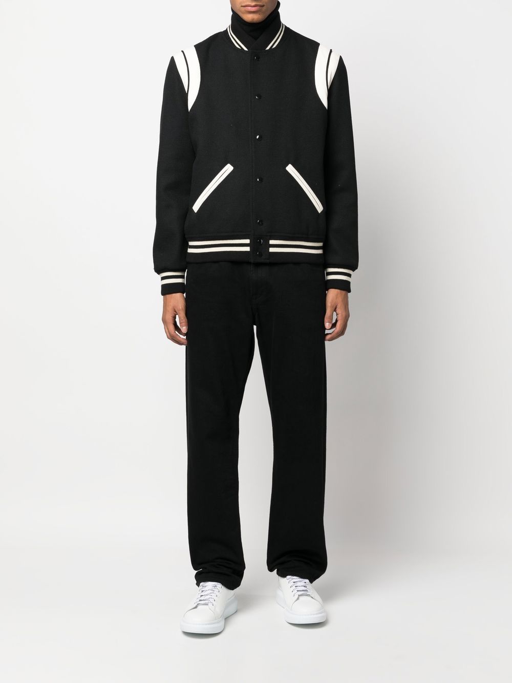 Saint Laurent Teddy Bomber Jacket Saint Laurent