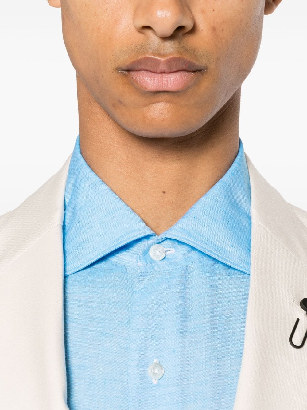 FINAMORE 1925 NAPOLI Shirts Clear Blue Finamore 1925 Napoli 