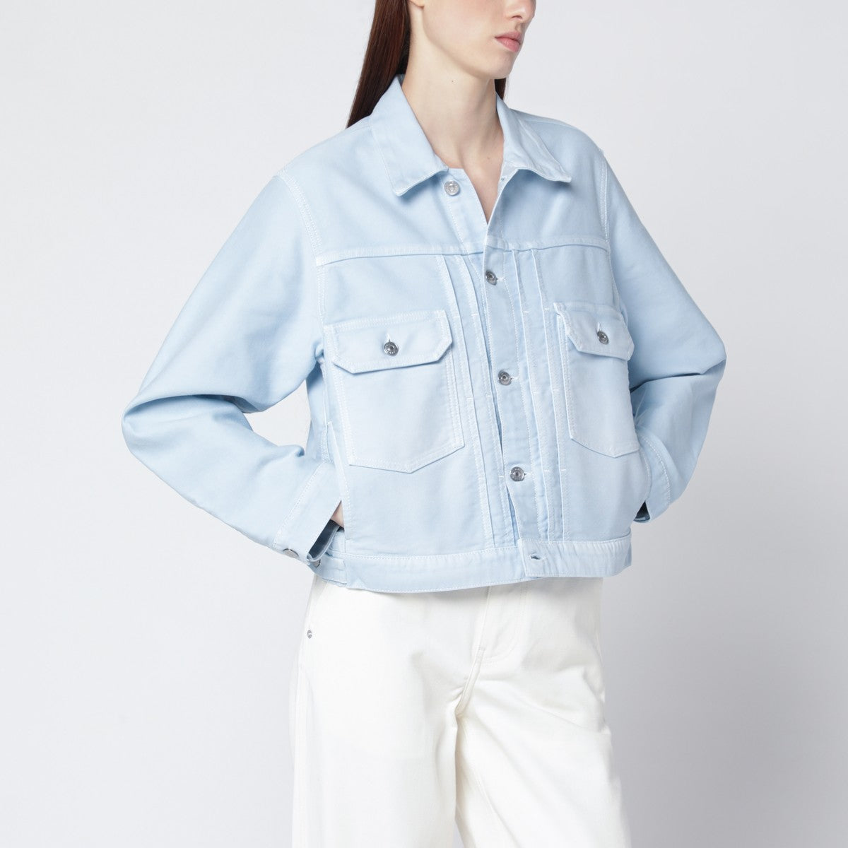 Victoria Beckham Light blue denim jacket Victoria Beckham 