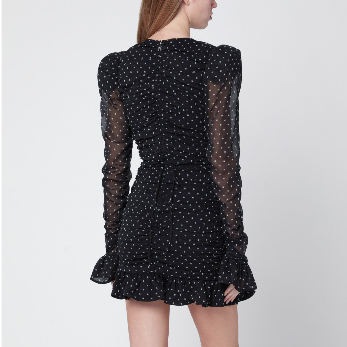 ROTATE Birger Christensen Tarana short polka-dot dress ROTATE Birger Christensen 