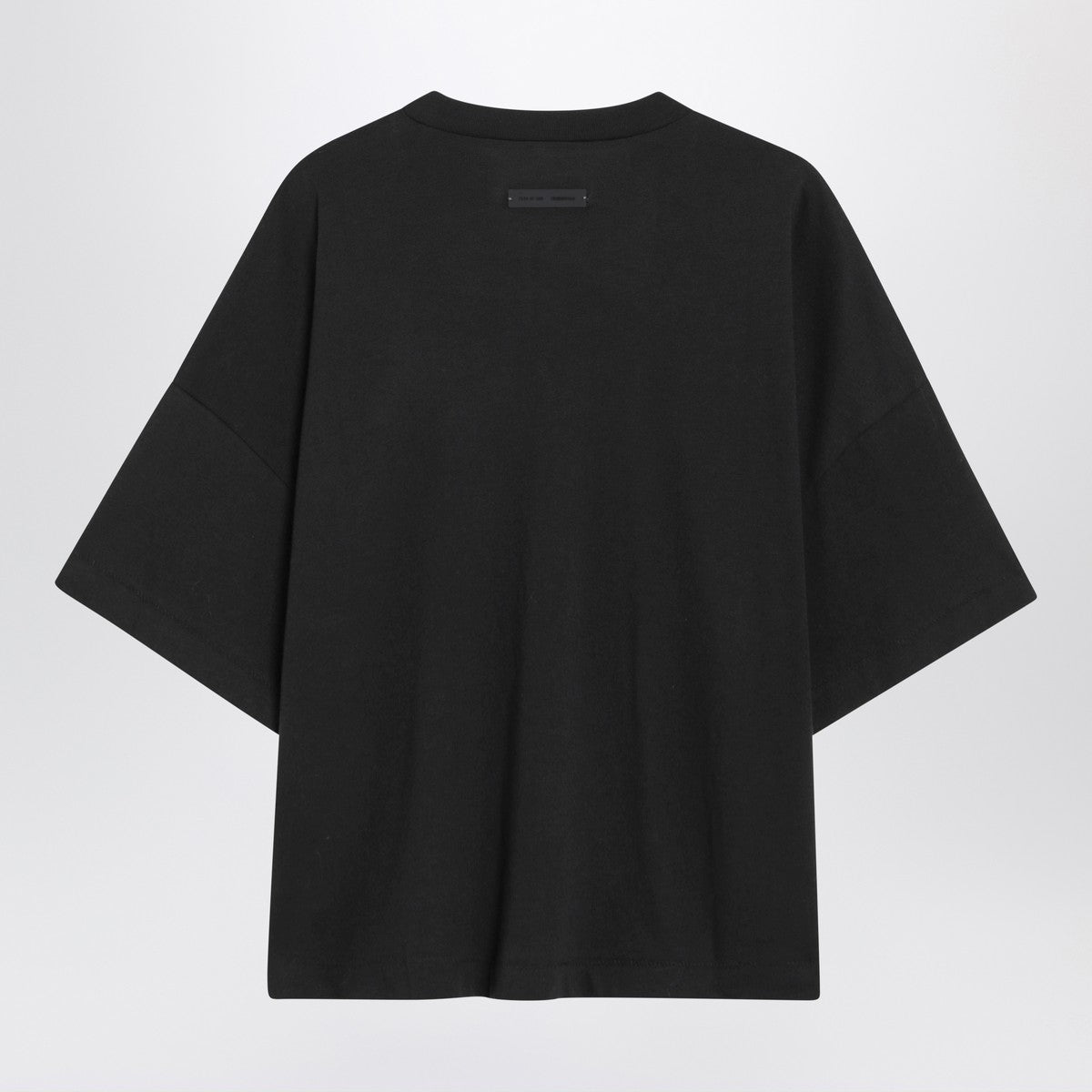 Fear of God Essentials Black crewneck T-shirt with logo Fear of God Essentials 