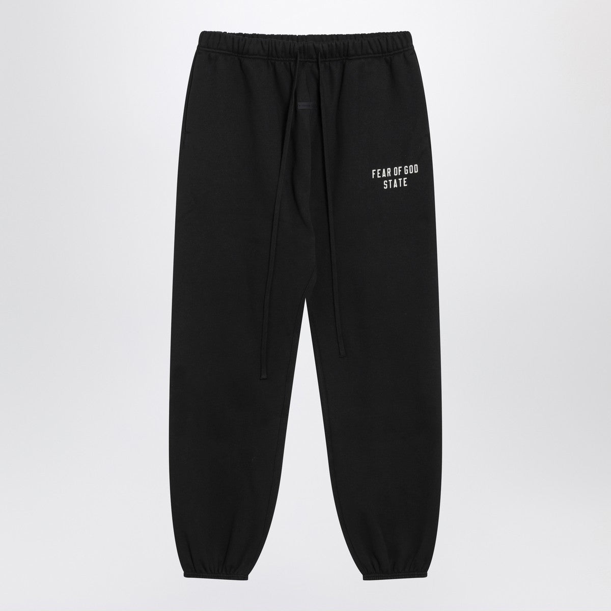 Fear of God Essentials Black jogging trousers with logo Fear of God Essentials 