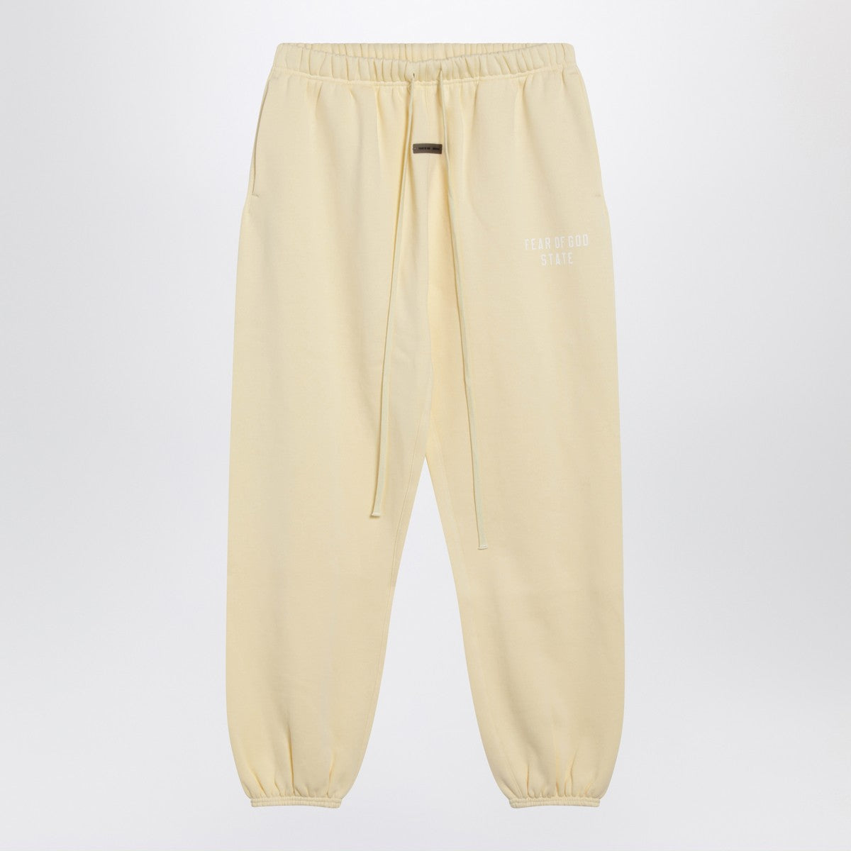 Fear of God Essentials Yellow jogging pants with logo Fear of God Essentials 