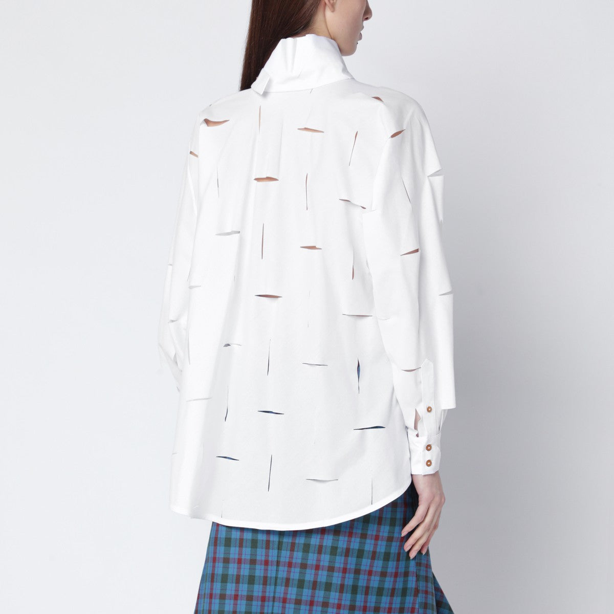 Vivienne Westwood White Halston shirt with cut-out details Vivienne Westwood 