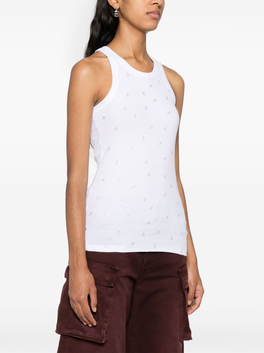 The Attico Top White The Attico