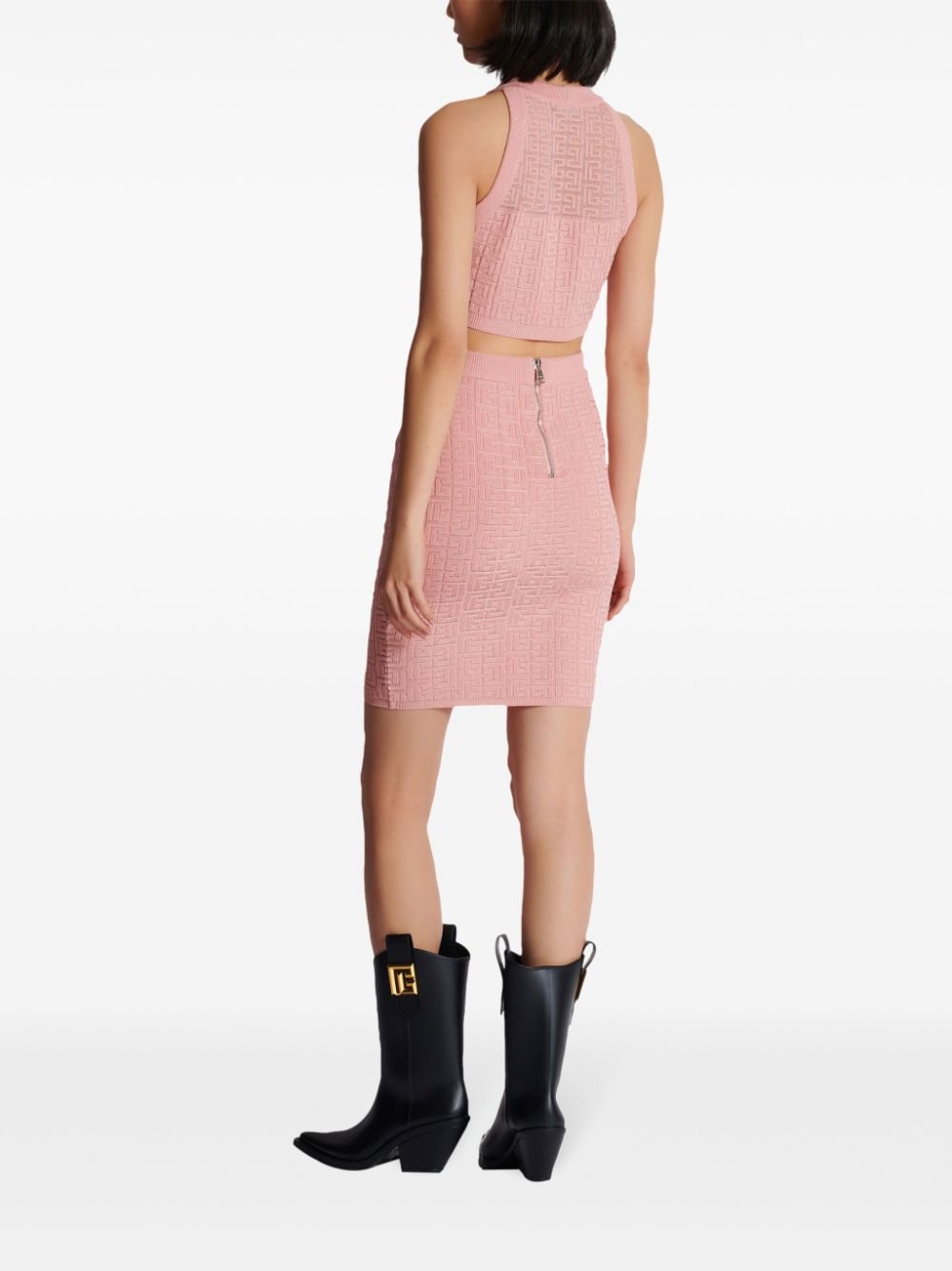 Balmain PB Labyrinth knit top Balmain