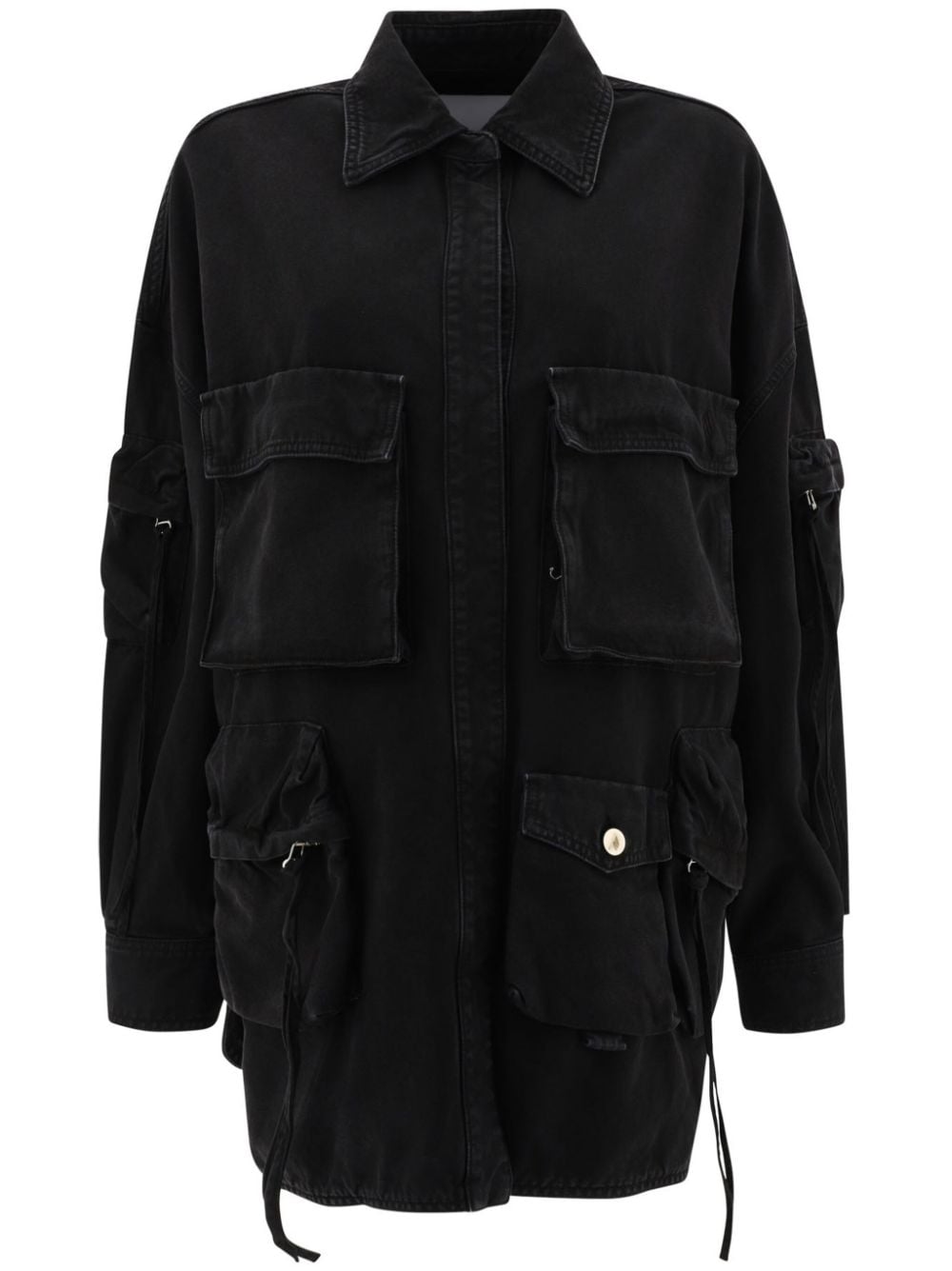 The Attico Coats Black The Attico