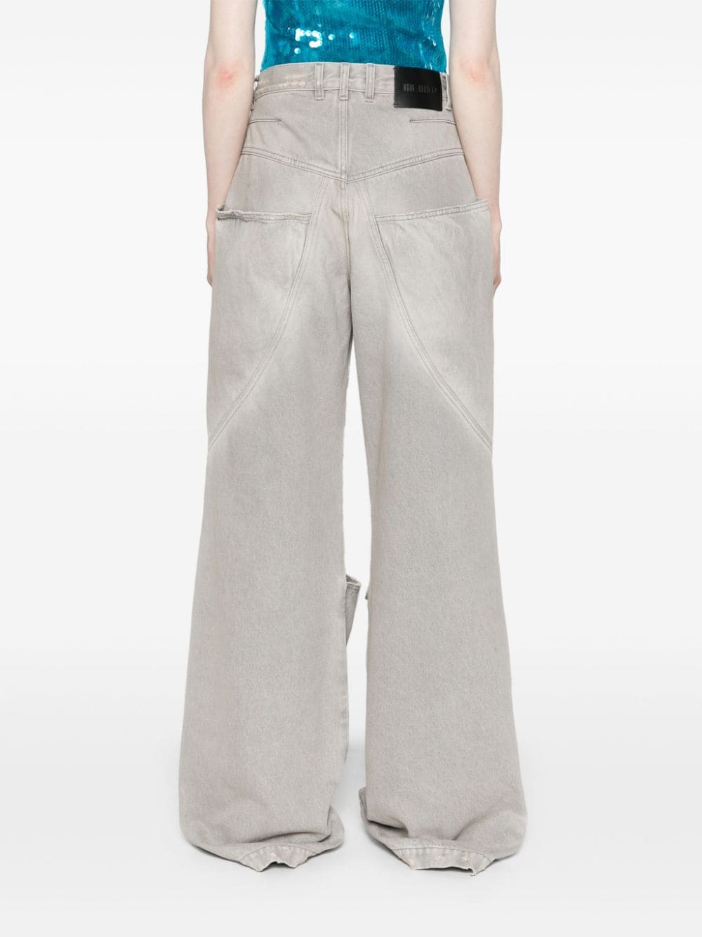 The Attico Jeans Grey The Attico