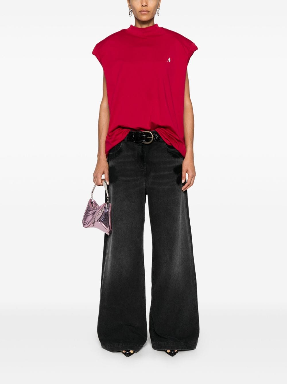 The Attico Jeans Black The Attico