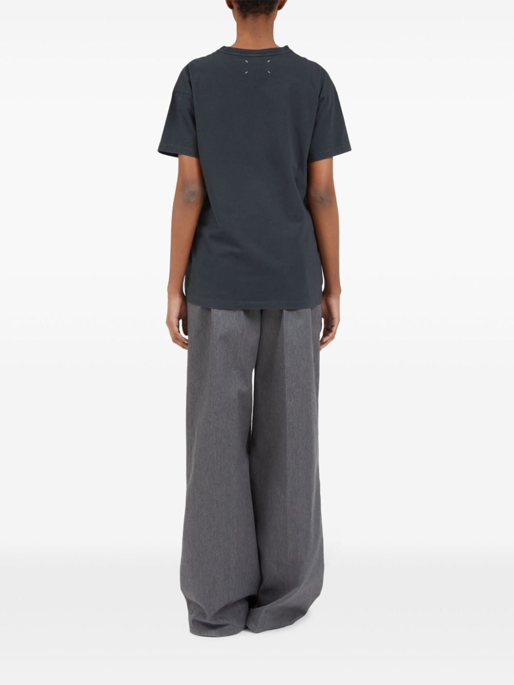 Maison Margiela Logo-embroidered cotton T-shirt Maison Margiela 