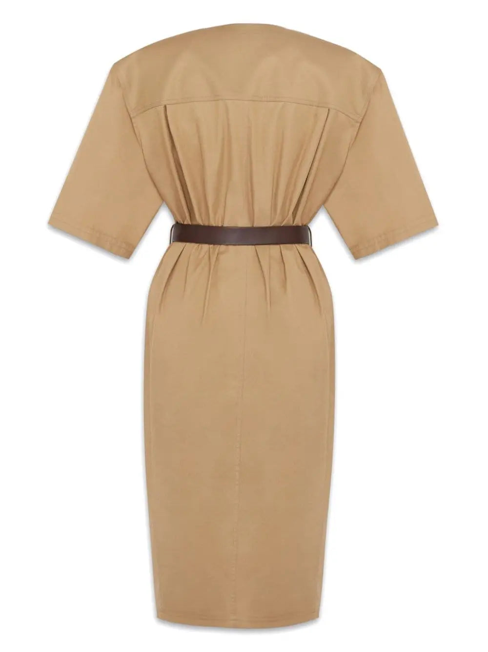 Saint Laurent Cotton twill midi dress Saint Laurent