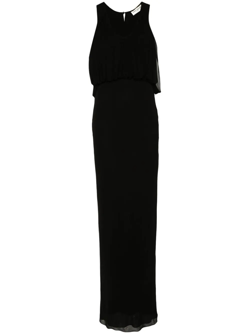 Saint Laurent draped maxi dress Saint Laurent