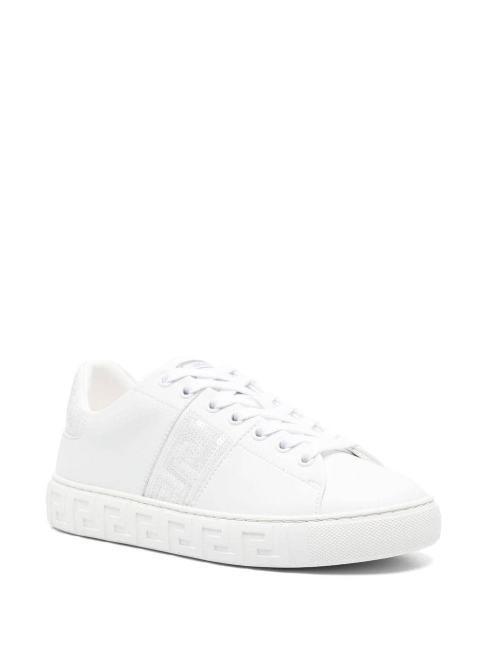 Versace Greca-embellished Sneakers Versace