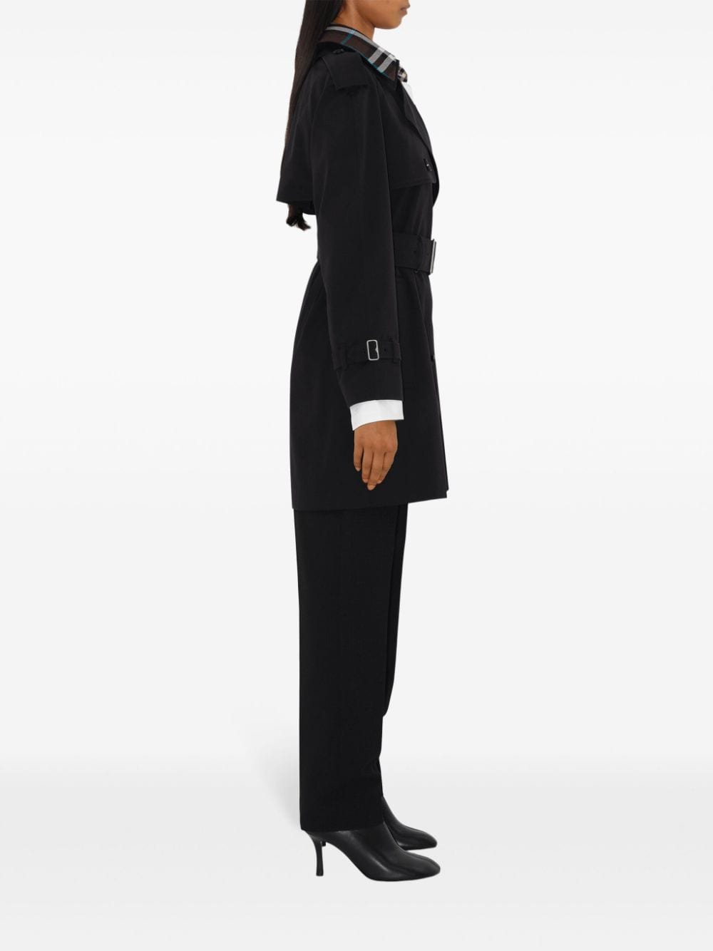Burberry detachable-collar trench coat Burberry