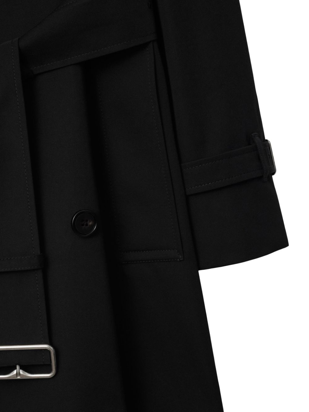 Burberry detachable-collar trench coat Burberry