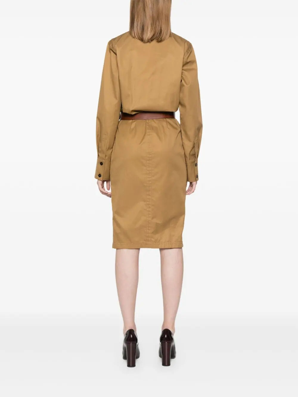 Saint Laurent belted dress Saint Laurent