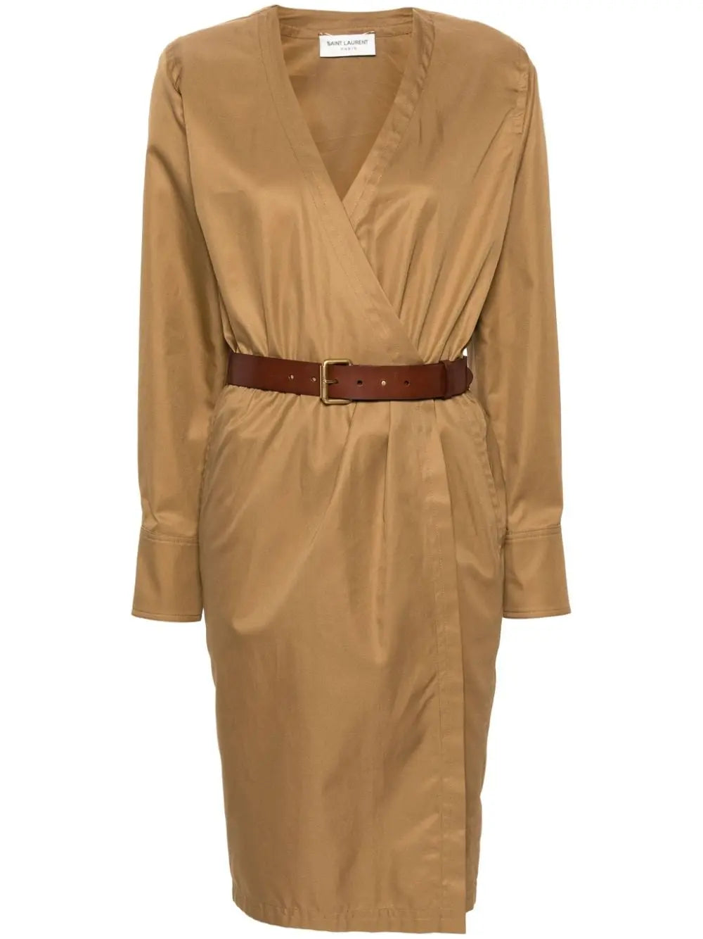 Saint Laurent belted dress Saint Laurent