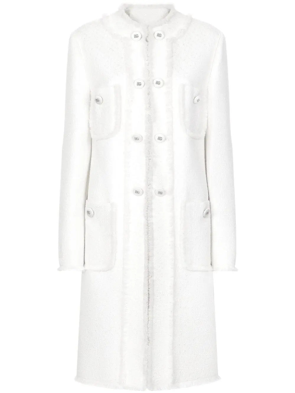 Dolce & Gabbana Single-breasted raschel tweed coat Dolce & Gabbana 