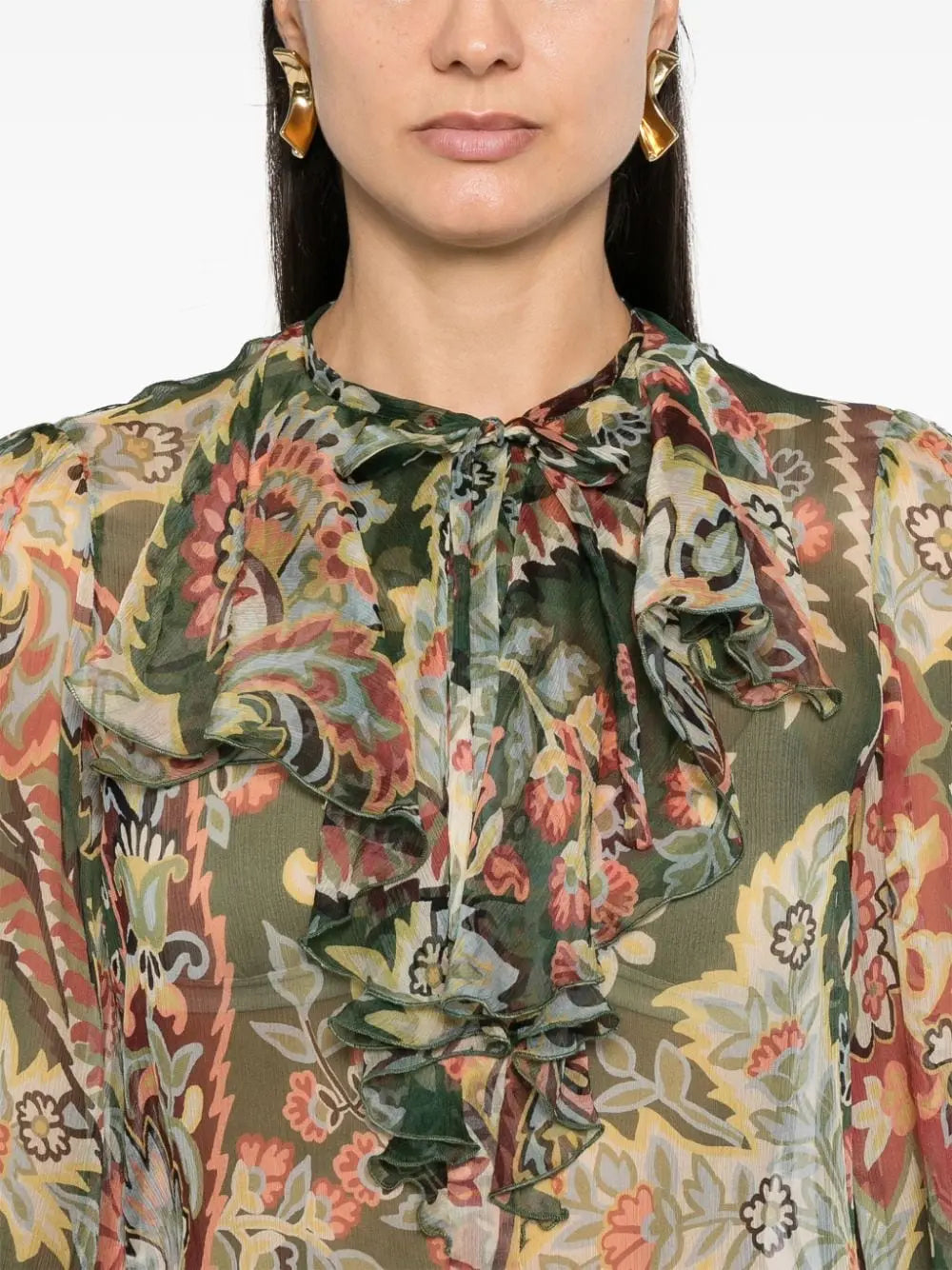 Etro Shirts Green Etro